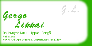 gergo lippai business card